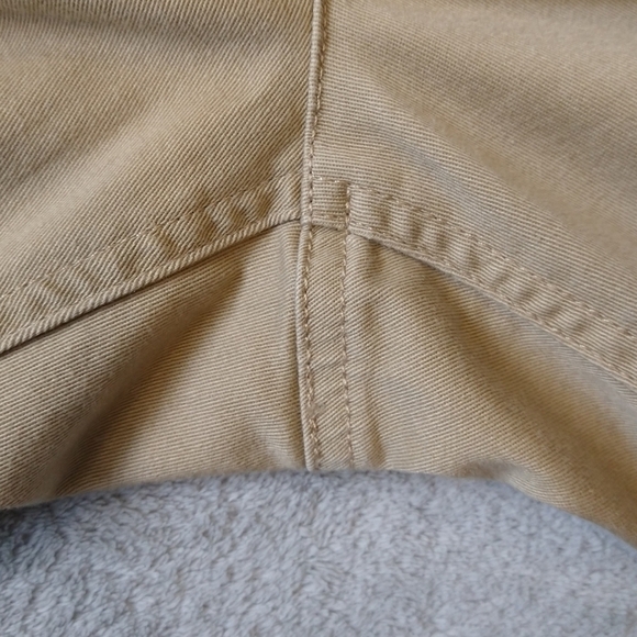 L.L. Bean Tan Classic Fit Straight Leg Pull On Pants High Rise Neutral - Picture 8 of 8